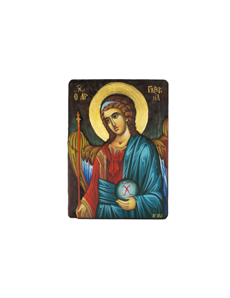 Святой Архангел Гавриил писаная икона ручной работы со Святой Горы Афон