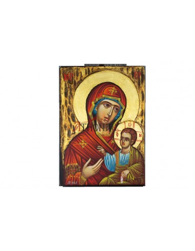 Пресвятая Богородица Иверская (Вратарница) писаная икона ручной работы со Святой Горы Афон