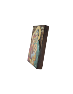 Святое Семейство (Святой Иосиф) писаная икона ручной работы со Святой Горы Афон 2