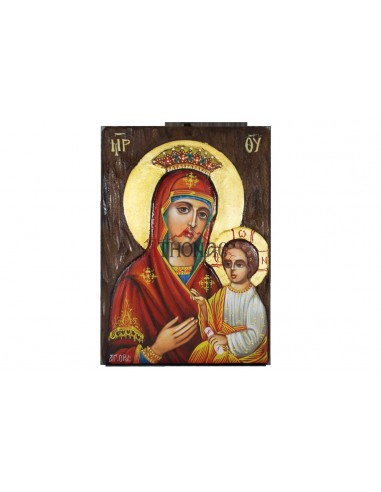 Пресвятая Богородица Скоропослушница писаная икона ручной работы со Святой Горы Афон