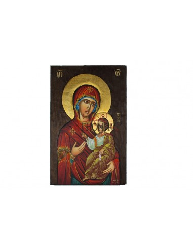 Пресвятая Богородица Иверская  (Вратарница) писаная икона ручной работы со Святой Горы Афон