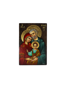 Святое Семейство писаная икона ручной работы со Святой Горы Афон