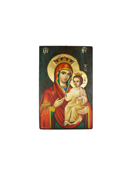 Пресвятая Богородица Скоропослушница писаная икона ручной работы со Святой Горы Афон
