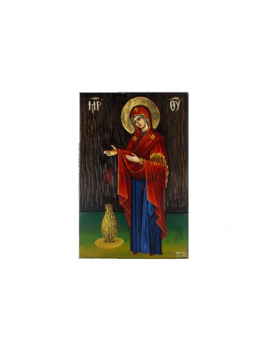 Пресвятая Богородица Старица  (Геронтисса) писаная икона ручной работы со Святой Горы Афон