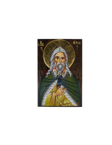 Святой Пророк Илия писаная икона  ручной работы со Святой Горы Афон