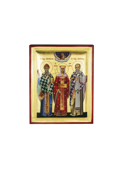 Святой Спиридон. Афонская Божья Матерь, Игумения Святой горы. Святой Николай