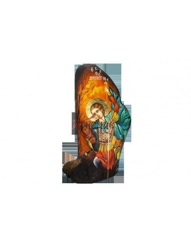 Святой Великомученик Димитрий писаная икона ручной работы со Святой Горы Афон