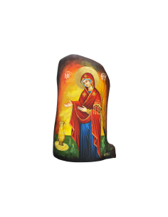 Пресвятая Богородица Старица  (Геронтисса) писаная икона ручной работы со Святой Горы Афон