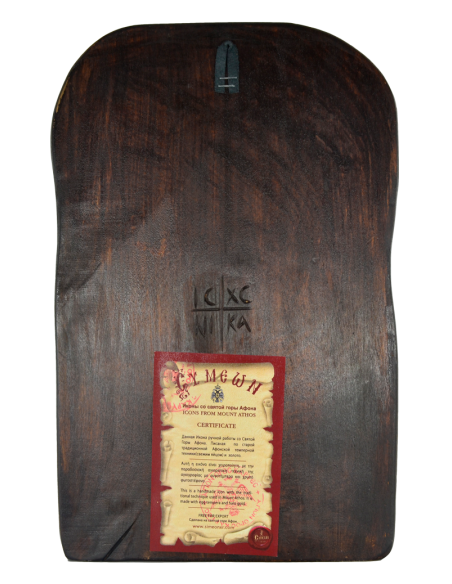 εικόνα της Παναγίας σε κορμό