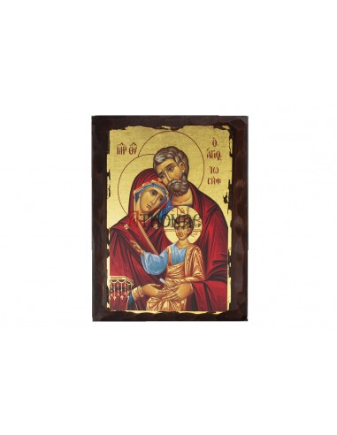 Святое Семейство ( Святой Иосиф ) икона ручной работы шелкография со Святой Горы Афон