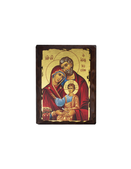 Святое Семейство ( Святой Иосиф ) икона ручной работы шелкография со Святой Горы Афон