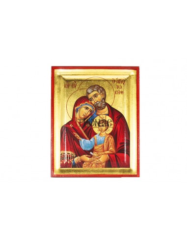 Святое Семейство (Святой Иосиф) икона ручной работы шелкография со Святой Горы Афон