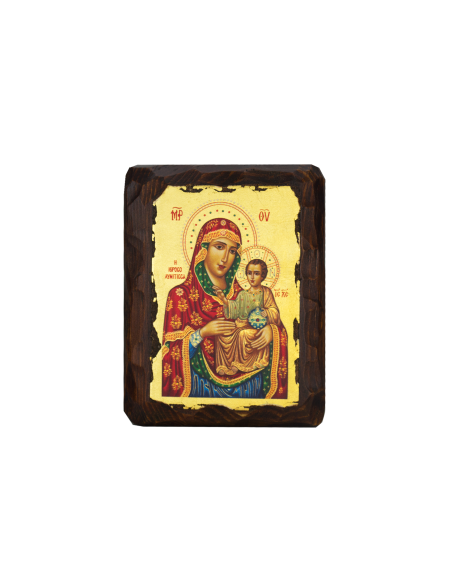 Пресвятая Богородица Иерусалимская икона ручной работы шелкография со Святой Горы Афон