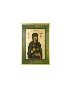 Святая Параскева ( Пятница ) икона ручной работы шелкография со Святой Горы Афон