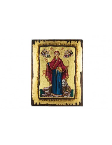 Игумения Святой Горы Афон икона ручной работы шелкография со Святой Горы Афон