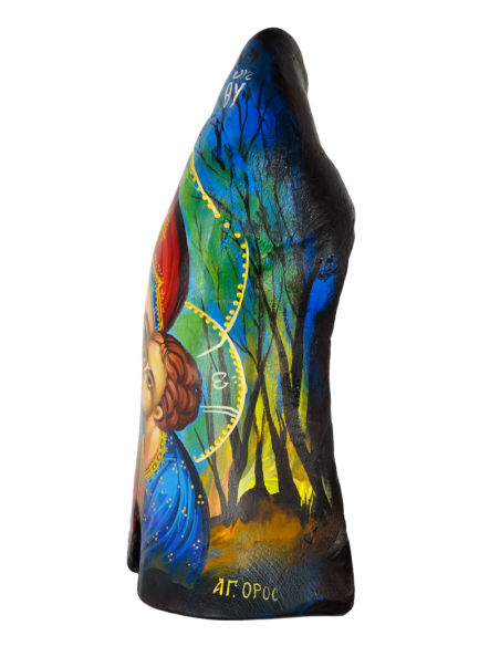 Παναγία η Γλυκοφιλούσα σε κορμό