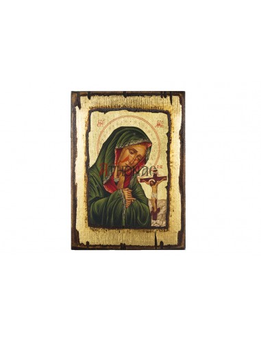 Пресвятая Богородица Харона икона ручной работы шелкография со Святой Горы Афон