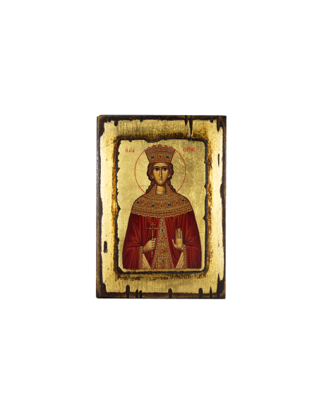 Святая Ирина Великомученица икона ручной работы шелкография со Святой Горы Афон