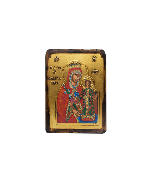 Пресвятая Богородица Неувядаемый Цвет икона со Святой Горы Афон