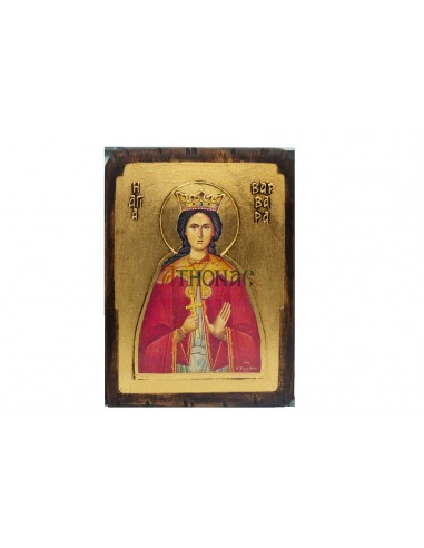 Святая Великомученица Варвара икона со Святой Горы Афон