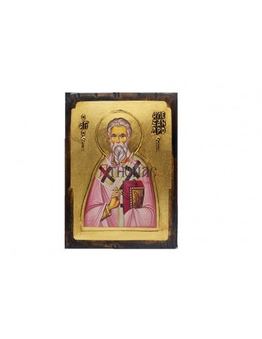 Святой Александр Константинопольский икона со Святой Горы Афон