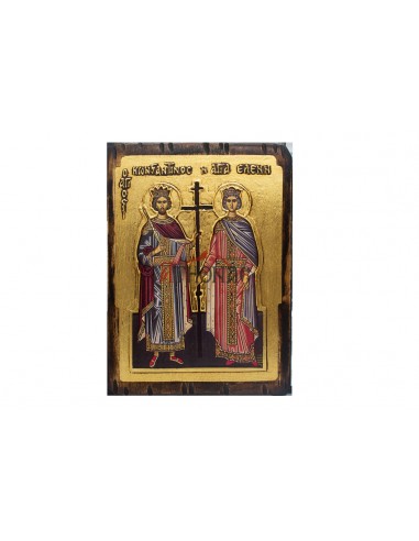 Святые Константин и Елена Равноапостольные икона со Святой Горы Афон