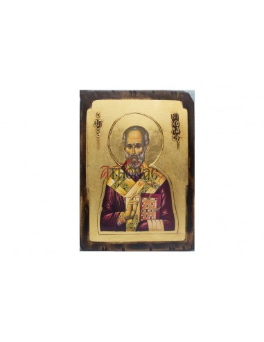 Святой Николай Чудотворец икона со Святой Горы Афон