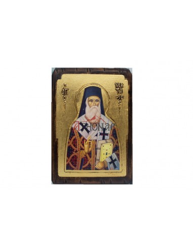 Святой Нектарий Эгинский Икона со Святой Горы Афон