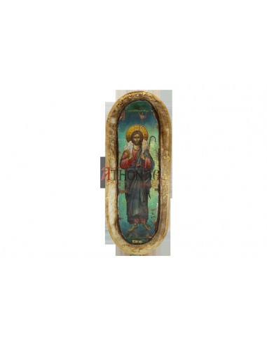Спаситель Иисус Христос икона ручной работы шелкографии со Святой Горы Афон