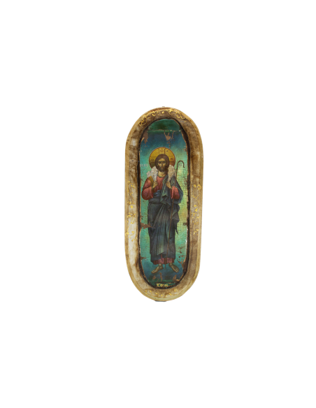 Спаситель Иисус Христос икона ручной работы шелкографии со Святой Горы Афон