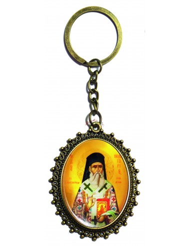 Брелок с изображением Святого Нектария Эгинского
