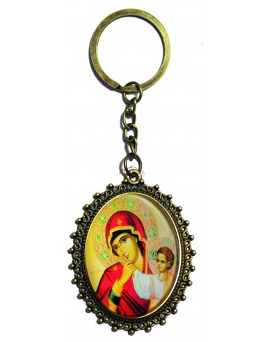 Keychain Virgin Mary & Jesus Christ