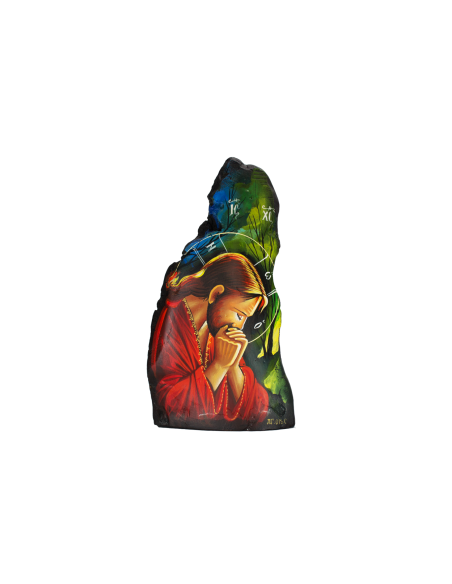 Спаситель Иисус Христос Молящийся писаная икона ручной работы со Святой Горы Афон