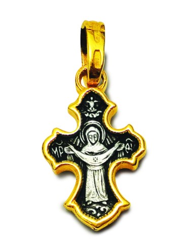 Neck Cross (Jesus Christ & Virgin Mary)