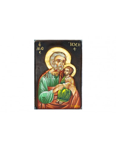Святой Иосиф Обручник писаная икона ручной работы со Святой Горы Афон