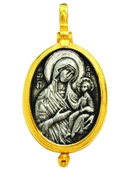 Pendant - Neck Amulet (Virgin Mary & Jesus Christ)