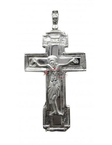 Крест нательный православный из Серебра 925 ° со Святой Горы Афон