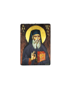 Святой Нектарий Эгинский писаная икона ручной работы со Святой Горы Афон