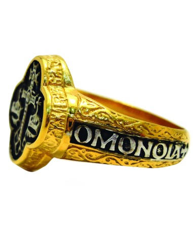 Кольцо из Серебра 925 ° и Позолотой 24k