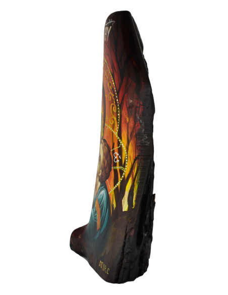 Παναγία η Γλυκοφιλούσα σε κορμό