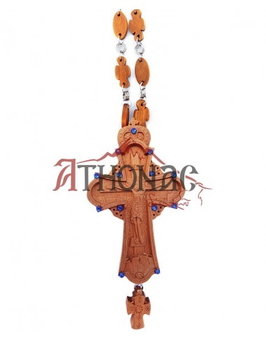 Крест наперсный деревянный Наградной со Святой Горы Афон