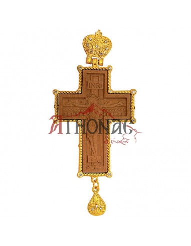 Крест наперсный деревянный Наградной со Святой Горы Афон