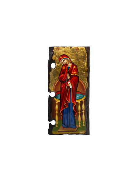 Благовещения Пресвятой Богородицы писаная икона ручной работы со Святой Горы Афон