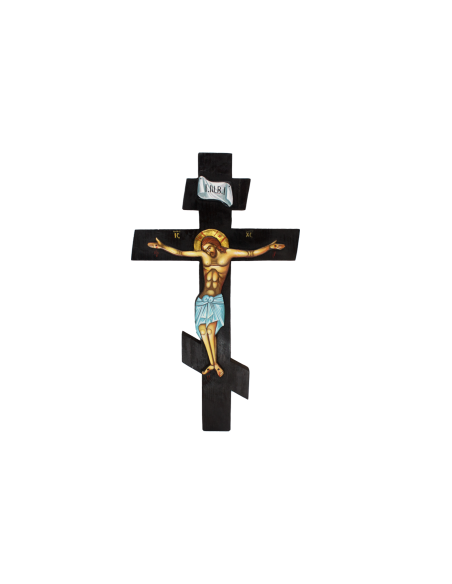 Крест Распятие Христово писаная икона ручной работы со Святой Горы Афон