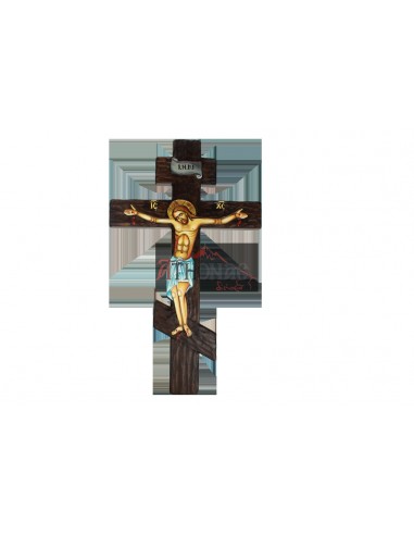 Крест Распятие Христово писаная икона ручной работы со Святой Горы Афон