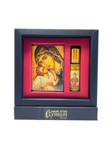 GIFT BOX VIRGIN MARY & HOLY OIL