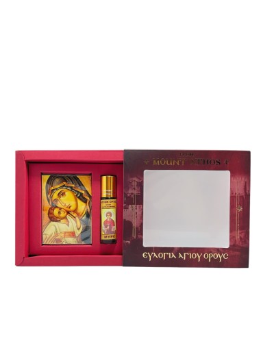 GIFT BOX VIRGIN MARY & HOLY OIL