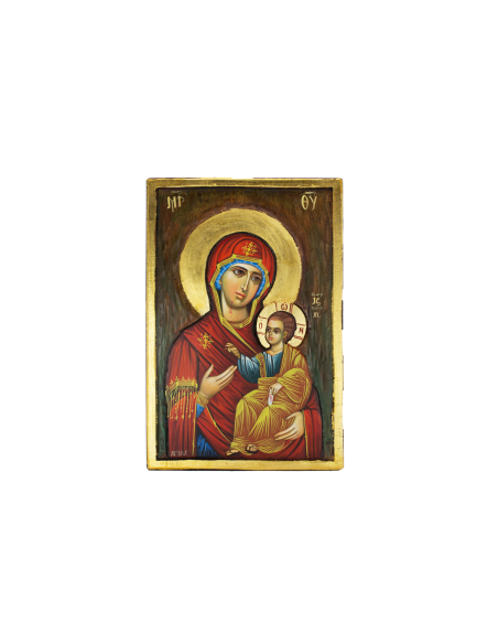 Пресвятая Богородица Иверская  (Вратарница) писаная икона ручной работы со Святой Горы Афон