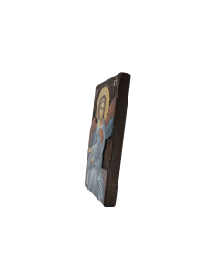 Белый Ангел писаная икона ручной работы со Святой Горы Афон 2