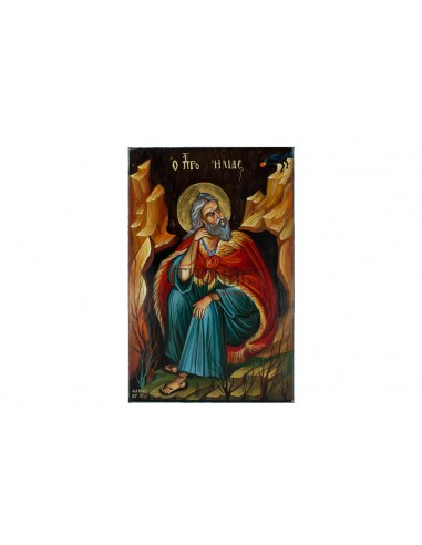 Святой Пророк Илия писаная икона ручной работы со Святой Горы Афон
